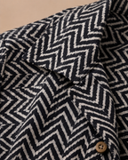 Black & White Chevron Print Cotton Co-ord Set for Women — KUMAAI